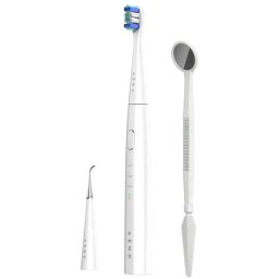 Periuta de dinti sonica electrica Aeno ADB0008, 30000 rpm, 3 moduri de curatare, IPX7, 3 capete de perie + instrument metalic de curatare + oglinda incluse, alb