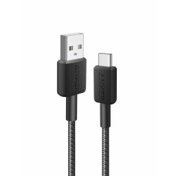 322 USB-C la USB-A 0.9 metri, Negru