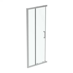 Usa cabina de dus culisanta Ideal Standard Connect 2 80x80 cm profil argintiu lucios -K9259EO