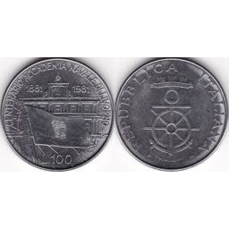 Italia 1981 - 100 lire, circulata - comemorativa