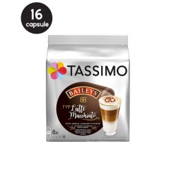 16 (8+8) Capsule Tassimo Latte Macchiato Baileys