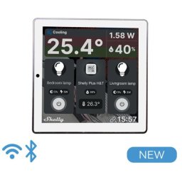 Intrerupator Smart cu touchscreen Shelly Wall Display