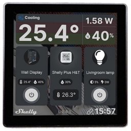 Intrerupator Smart cu touchscreen Shelly Wall Display
