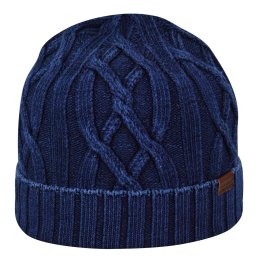 Kangol caciula albastra indigo cable