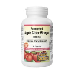 Otet din cidru de mere 500mg 90cps Natural Factors