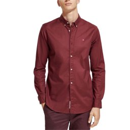 SCOTCH & SODA Cămaşă Essential Solid Oxford 174523 SC6663 jam