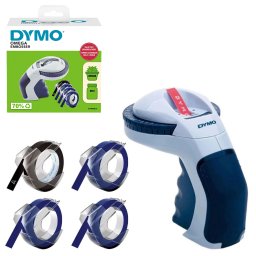 Set aparat de etichetat DYMO Omega cu 4 benzi 3D embosabile pentru organizare si identificare