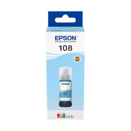 Cartus cerneala Epson EcoTank 108, 70ml, acoperire 2100 pagini, Light Cyan
