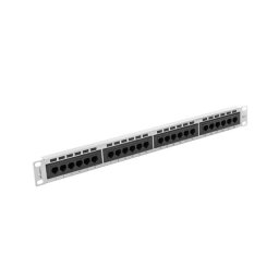 Accesoriu server Lanberg patch panel 24 port 1U cat.6 UTP gray PPU6-1024-S