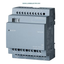 6ED1055-1NB10-0BA2 Modul digital de extensie 8DI 8DO pentru Releu inteligent 24V Logo 8 Siemens, LOGO! DM16 24R Exp. mod. 4 MW, 8DI/8DO