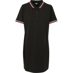 Urban Classics Rochie roșu / negru / alb