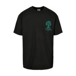 Urban Classics Tricou verde / negru