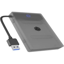 HDD Rack Icy Box SATA III 2.5" la 1x USB 3.2 Gen 1 Type-A , carcasa HDD inclusa, plastic, antracit, "IB-AC603B-U3