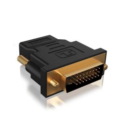 CABLU video Icy Box DV-D la HDMI, negru, PVC, "IB-AC552