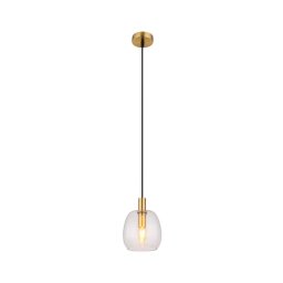 Lustră pe cablu GARRI 1xE14/40W/230V alamă Globo 15789HM