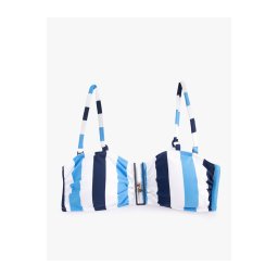 Top de bikini din bumbac cu bretele detașabile