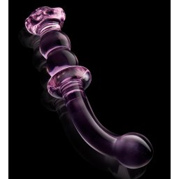Dream Toys Glaze Glass Rosebud G-Spot Dildo Pink