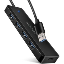 HUE-C1C, 4x USB 3.2 Gen 1, 0.2m, USB-A, Negru