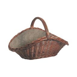 Coș de nuiele cu mâner, pentru lemne 42x70 cm