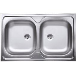 Chiuveta cu doua cuve 50x80 cm, texturat