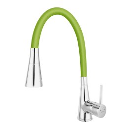 Baterie bucatarie cu pipa flexibila cu doua functii verde - Zumba2