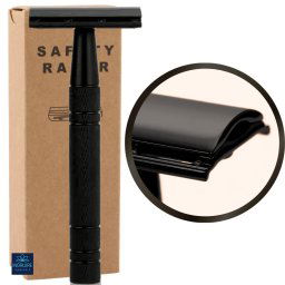 Aparat de ras clasic, safety razor, matte black