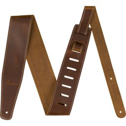 Fender Broken-In Leather Strap Tan 2.5