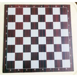 Tabla de sah pliabila PVC - Imitatie lemn, 57 mm