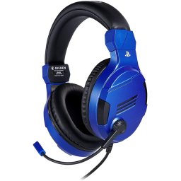 Casti SETV3, PS4, Albastru, Casti gaming stereo cu fir, compatibil PS4 (PS4OFHEADSETV3BLUE)