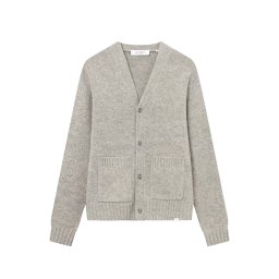 LES DEUX Jachetă Gary Fleck Wool Cardigan LDM310111 320320-grey melange