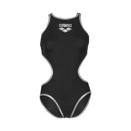 ARENA Costum de baie întreg 'ONE BIGLOGO' gri argintiu / negru