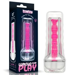 LoveToy Lumino Play Masturbator 8.5" Pink Glow