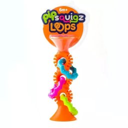 Fat Brain Toys: Dentiție cu inele zornăitoare - portocaliu