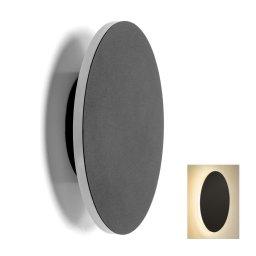 Aplică LED/6,5W/230V 3000K 18 cm negru Aigostar