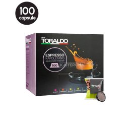 100 Capsule Caffe Toraldo Miscela Aromatica - Compatibile A Modo Mio