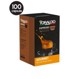 100 Capsule Caffe Toraldo Miscela Gourmet - Compatibile Dolce Gusto