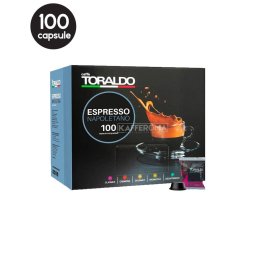 100 Capsule Caffe Toraldo Miscela Classica - Compatibile Lavazza Firma