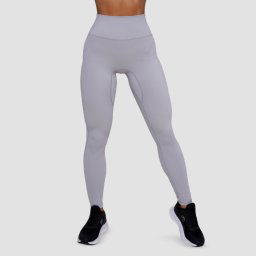 GymBeam Colanți pentru femei FIT Mist Grey XXL