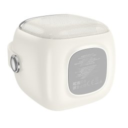 Borofone Portable Bluetooth Speaker BP15 Dazzling mini karaoke with microphone white