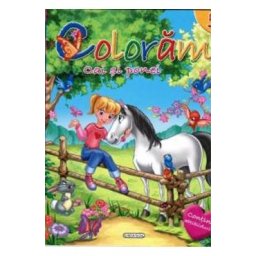 Coloram 5: Cai si ponei (Contine abtibilduri)