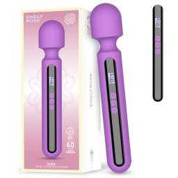 Engily Ross Digital Aura Wand Massager with Digital Screen, Big & Powerfull 29.5cm Purple