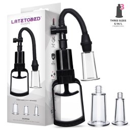 LateToBed Dupper Clitoris & Nipple Manual Pump with 3 Cups