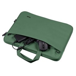 Geanta laptop Trust Bologna Eco, 16 inch(40cm), greutate 430 grame, Verde