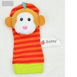 Soseta interactiva pentru bebelusi - Maimutica