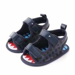 Sandalute bleumarine cu barete - Croco