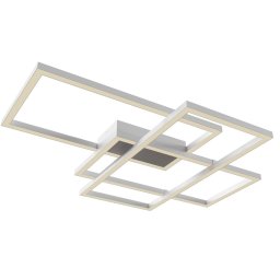 Plafoniera Rida MOD015CL-L80W, 80W LED, 3000 K, L:78 cm, alba
