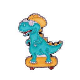 Martisor Brosa Dinozaur Skateboard