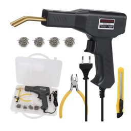 Trusa Pistol Si Capse Pentru Lipit Plastic LH50 Putere 50W Negru