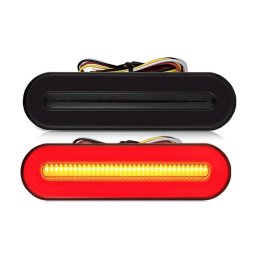 Set 2 Lampi 12 cm auto spate LED 12/24V stop frana semnal dinamic 12 cm