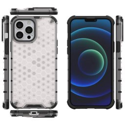 Husa Honeycomb Airbag Cover Hybrid Iphone 15 Pro (6.1) Gri